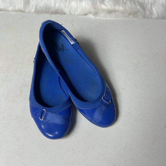 Puma cobalt blue ballerina flats round toe size 9.5 - Picture 7 of 9